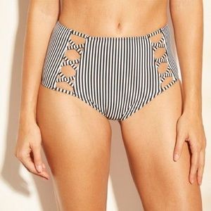 Shade & Shore Caged High Waist Bikini Bottoms